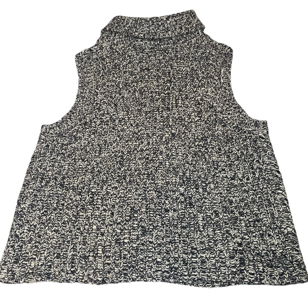 Women’s Eileen Fisher Yak Merino Wool Blend Knit Sweater Vest Full Zip Gray 1X - Picture 3 of 11